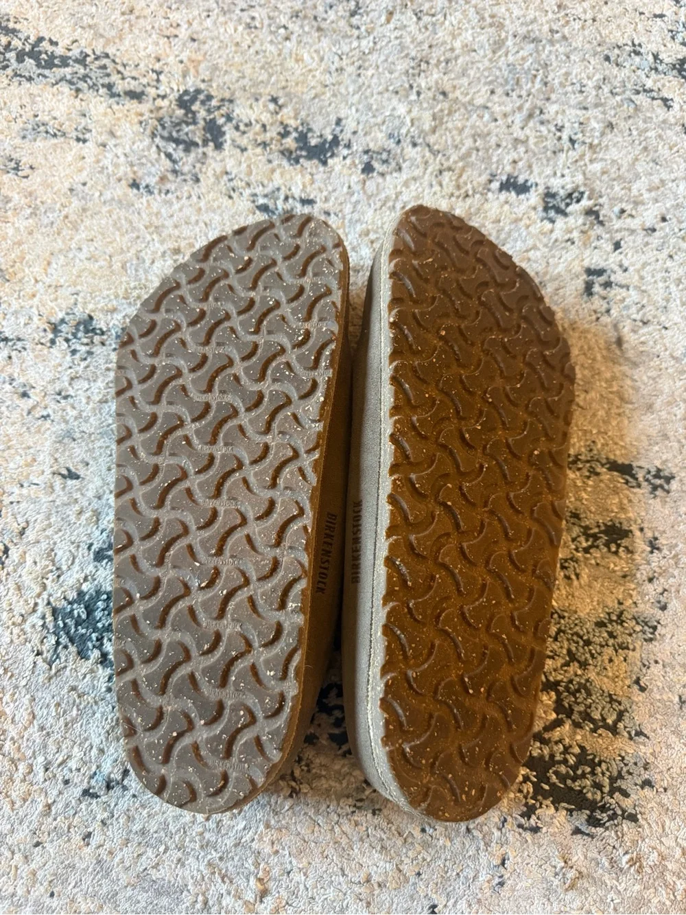 Birkenstock Men's Suede zermatt premium in Taupe size 43